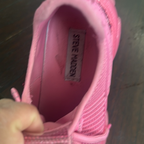 Steve Madden Pink SM NY 90 active fun fab embellished with bling!! - Picture 12 of 13